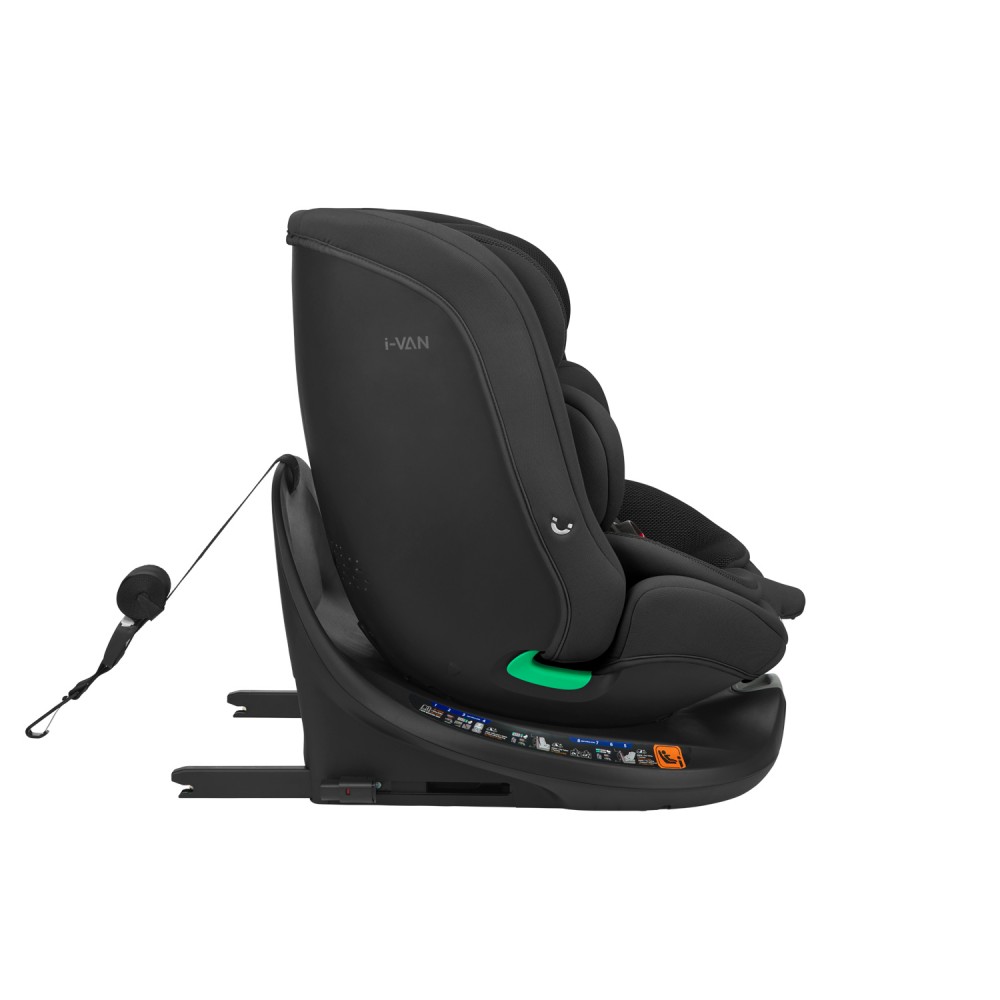 Kikkaboo Κάθισμα Αυτοκινήτου i-van Isofix i-Size 360° Black (31002100081) Kikkaboo Κάθισμα Αυτοκινήτου i-van Isofix i-Size 360° Black (31002100081)
