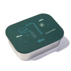 Abo Δοχείο από ανοξείδωτο ατσάλι 1200ml με αποσπώμενο καπάκι και διαχωριστικό σιλινκόνης You Croc my world (313504) Abo Δοχείο από ανοξείδωτο ατσάλι 1200ml με αποσπώμενο καπάκι και διαχωριστικό σιλινκόνης You Croc my world (313504)