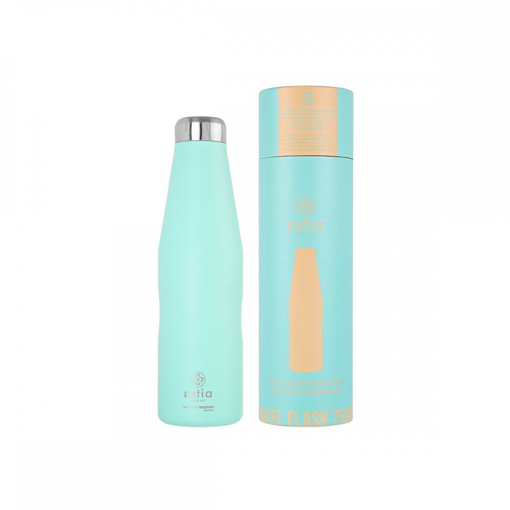 Estia θερμός Travel Flask Save The Aegean 750ml Bermuda Green (01-16593) Estia θερμός Travel Flask Save The Aegean 750ml Bermuda Green (01-16593)