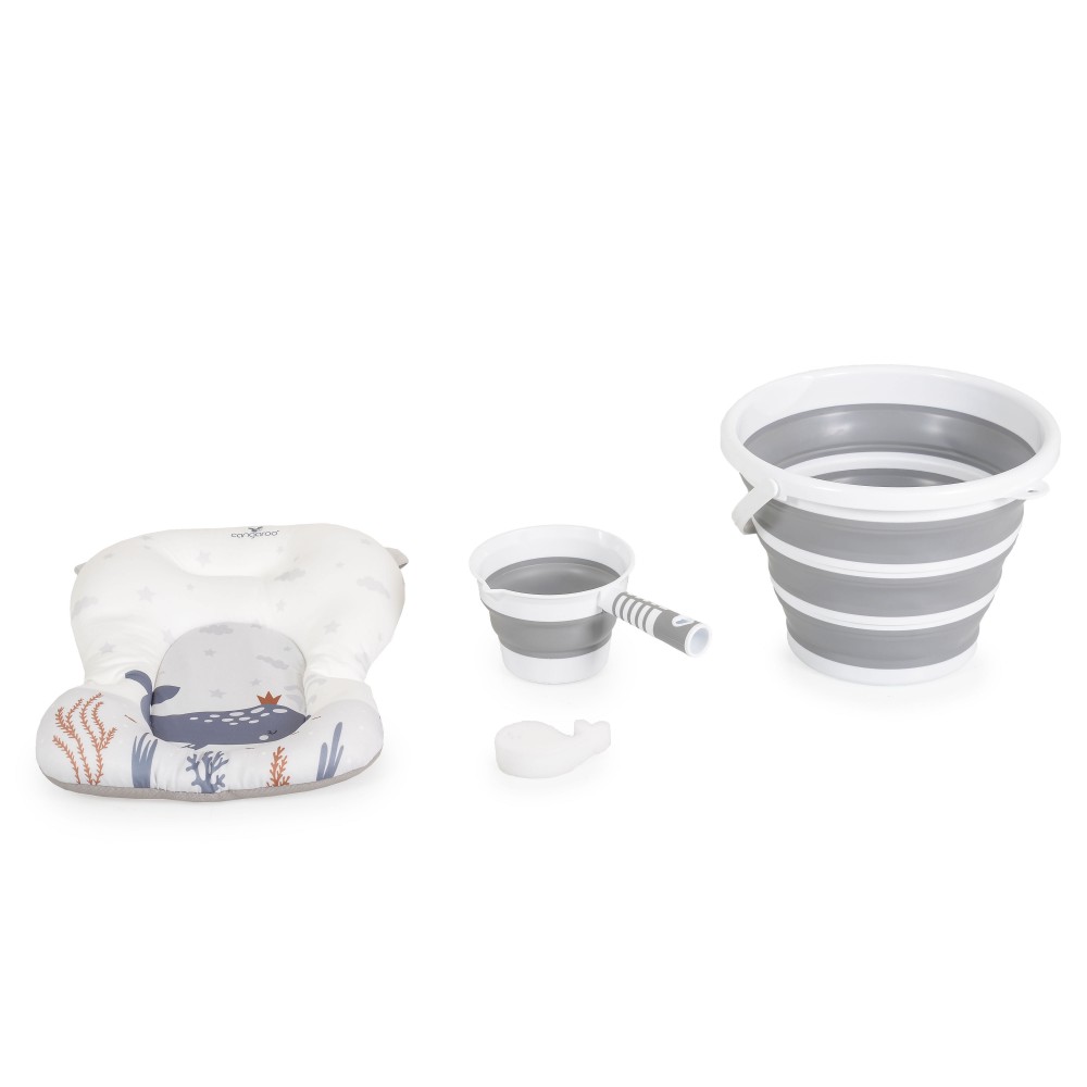 Cangaroo Πτυσσόμενο Σετ Μπάνιου Balena Grey (3800146272494) Cangaroo Πτυσσόμενο Σετ Μπάνιου Balena Grey (3800146272494)