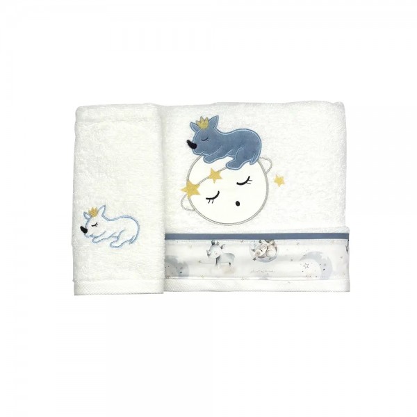 Baby Star Σετ Βρεφικές Πετσέτες 2τμχ Rhino (1451) Baby Star Σετ Βρεφικές Πετσέτες 2τμχ Rhino (1451)