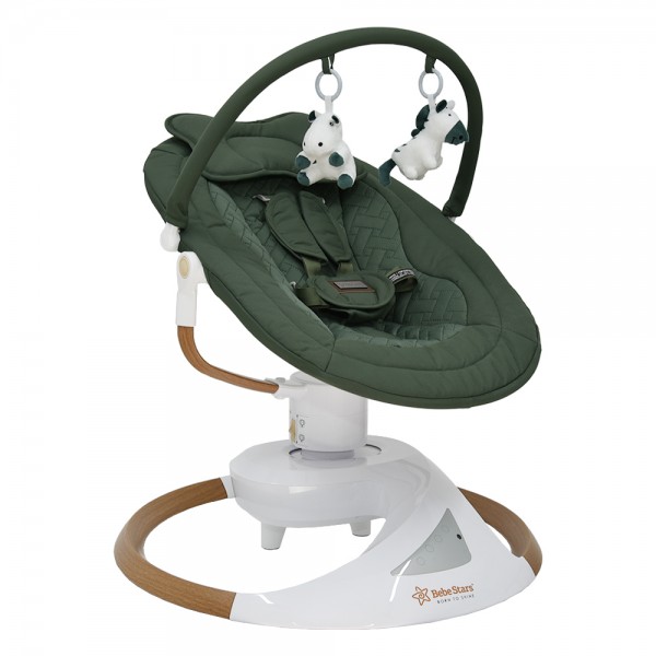 Bebestars ηλεκτρική κούνια Snuggle Forest Green (256-176) Bebestars ηλεκτρική κούνια Snuggle Forest Green (256-176)
