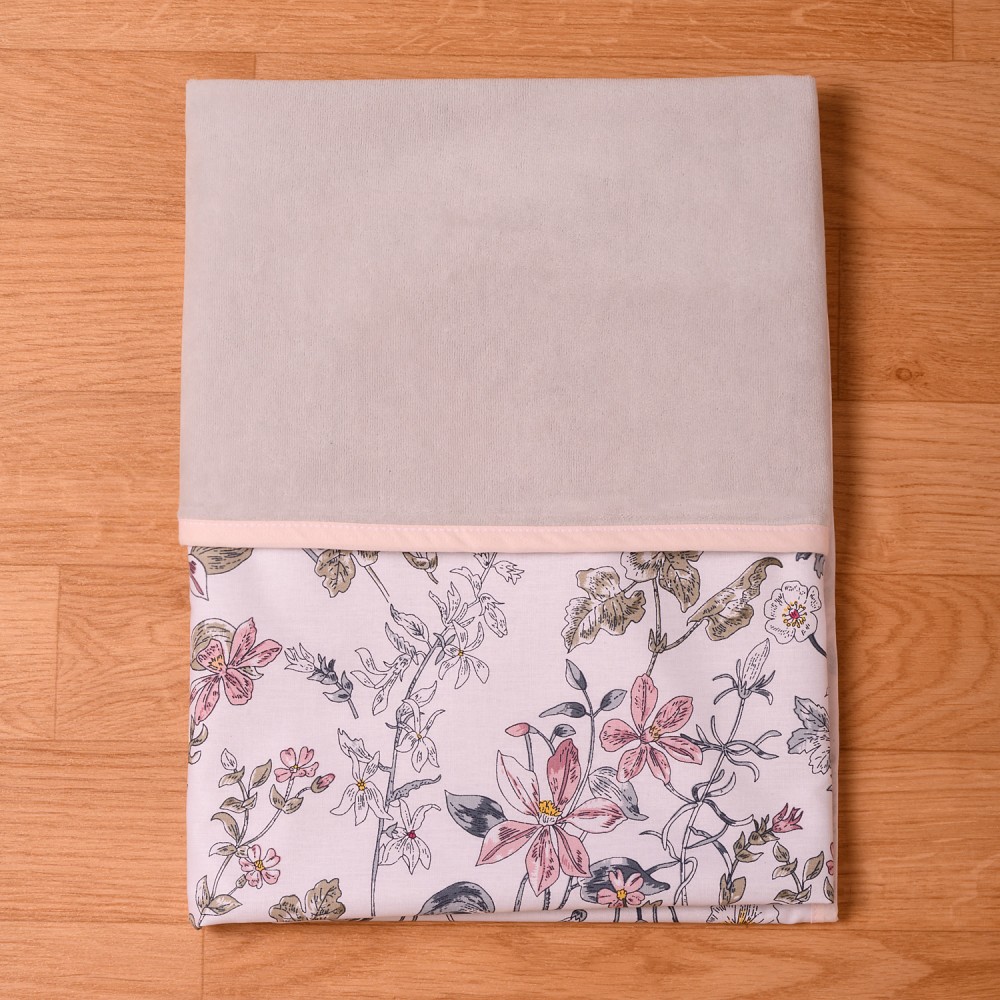 Abo Βελουτέ κουβέρτα αγκαλιάς 90*90 Flower Garden (2583-230)