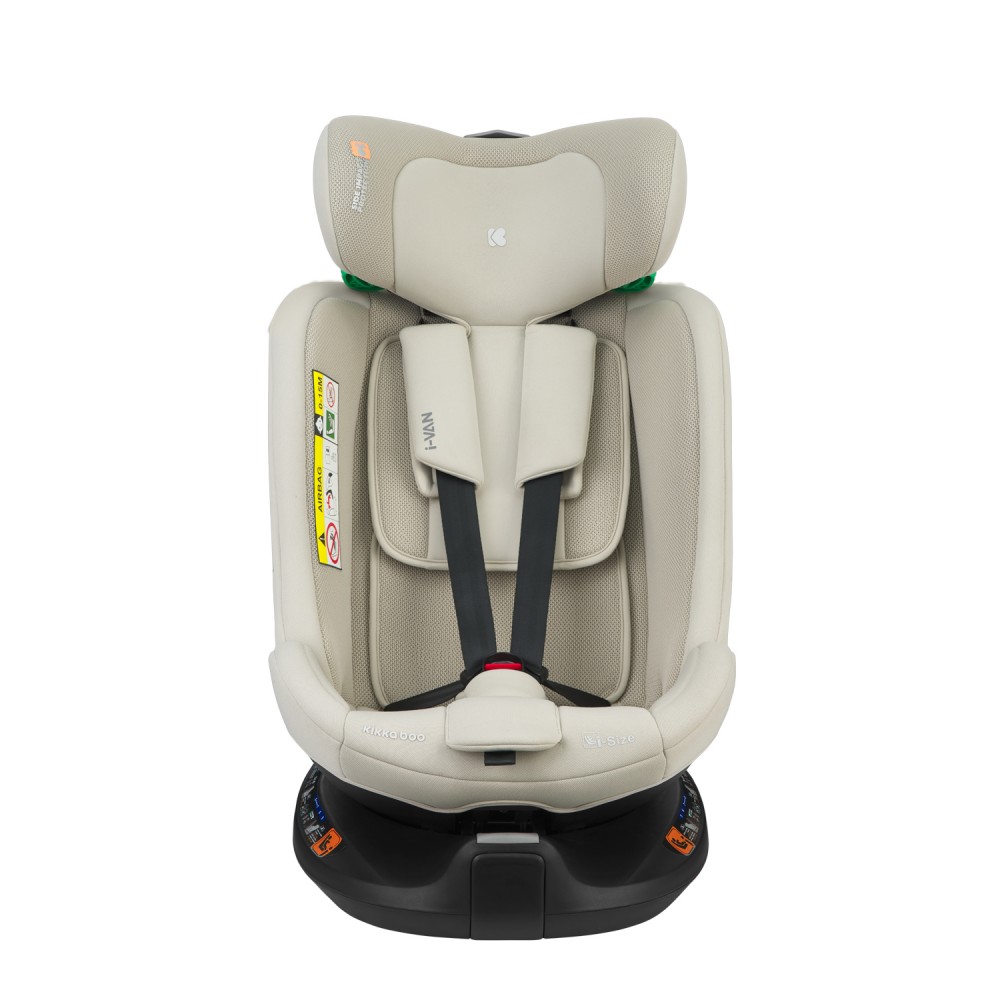 Kikkaboo Κάθισμα Αυτοκινήτου i-van Isofix i-Size 360° Light Grey (31002100083) Kikkaboo Κάθισμα Αυτοκινήτου i-van Isofix i-Size 360° Light Grey (31002100083)