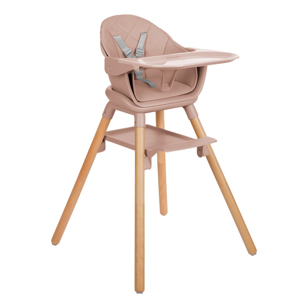 Ξύλινο Καρεκλάκι Φαγητού Kikkaboo Woody Pink (31004010176) Ξύλινο Καρεκλάκι Φαγητού Kikkaboo Woody Pink (31004010176)