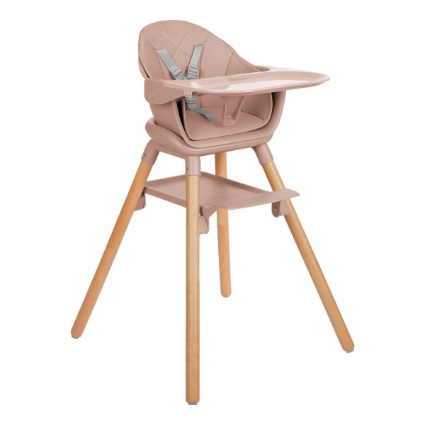 Ξύλινο Καρεκλάκι Φαγητού Kikkaboo Woody Pink (31004010176) Ξύλινο Καρεκλάκι Φαγητού Kikkaboo Woody Pink (31004010176)