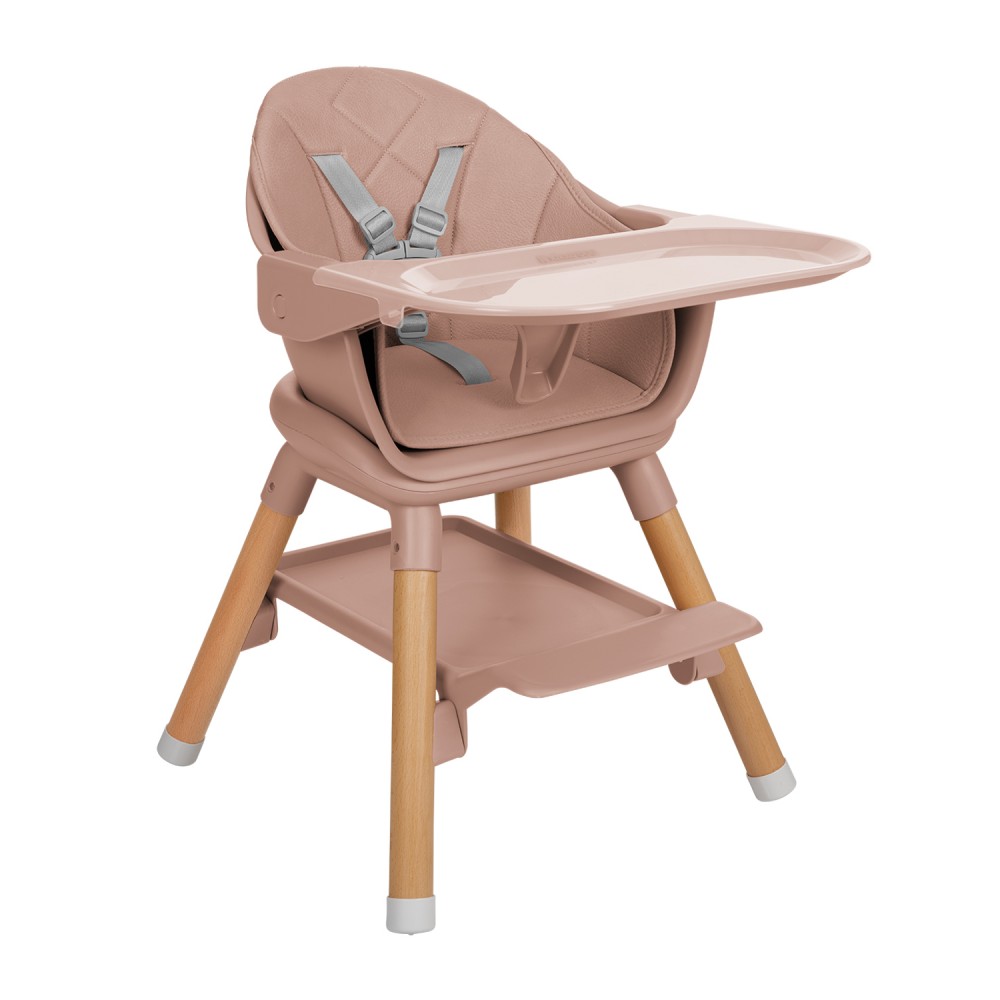 Ξύλινο Καρεκλάκι Φαγητού Kikkaboo Woody Pink (31004010176) Ξύλινο Καρεκλάκι Φαγητού Kikkaboo Woody Pink (31004010176)