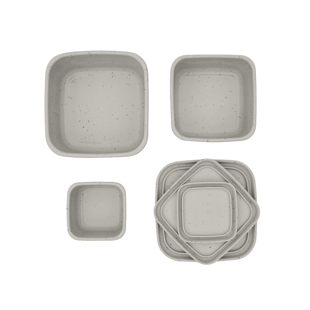 Kikkaboo  Σετ μπολάκια από Σιλικόνη 3 τεμαχίων Platinum Silicone Sand (31302050010)