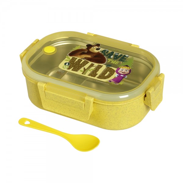 Life Green Φαγητοδοχείο με χώρισμα  Masha - Save The Wild' 900ML (33-BO-9000) Life Green Φαγητοδοχείο με χώρισμα  Masha - Save The Wild' 900ML (33-BO-9000)