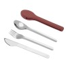 Eco Life Μαχαιροπίρουνα σε Θήκη Σιλικόνης Dusty Red (33-BO-9097) Eco Life Μαχαιροπίρουνα σε Θήκη Σιλικόνης Dusty Red (33-BO-9097)