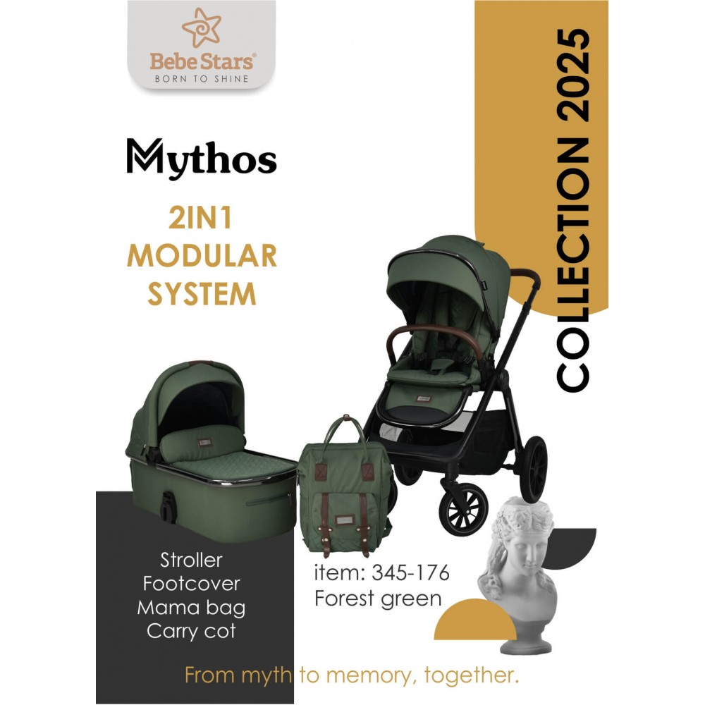 Bebe Stars Πολυκαρότσι Mythos 3σε1 Forest Green ( 345-176)