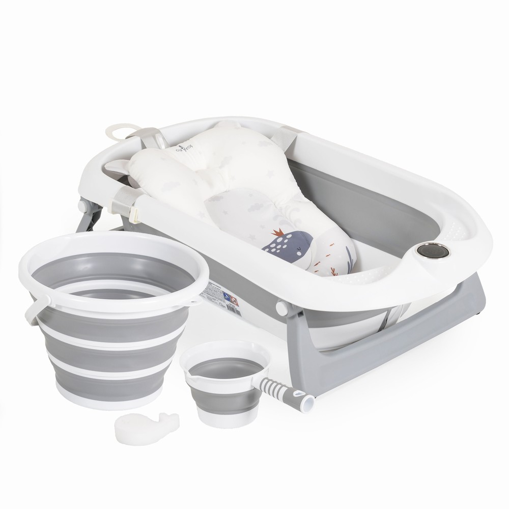 Cangaroo Πτυσσόμενο Σετ Μπάνιου Balena Grey (3800146272494) Cangaroo Πτυσσόμενο Σετ Μπάνιου Balena Grey (3800146272494)