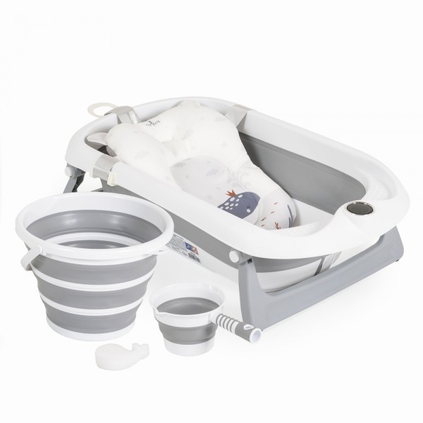 Cangaroo Πτυσσόμενο Σετ Μπάνιου Balena Grey (3800146272494) Cangaroo Πτυσσόμενο Σετ Μπάνιου Balena Grey (3800146272494)