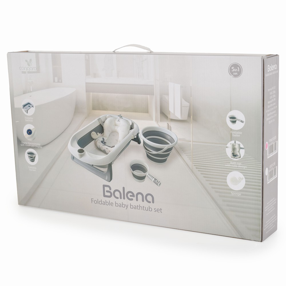 Cangaroo Πτυσσόμενο Σετ Μπάνιου Balena Pink (3800146272500) Cangaroo Πτυσσόμενο Σετ Μπάνιου Balena Pink (3800146272500)