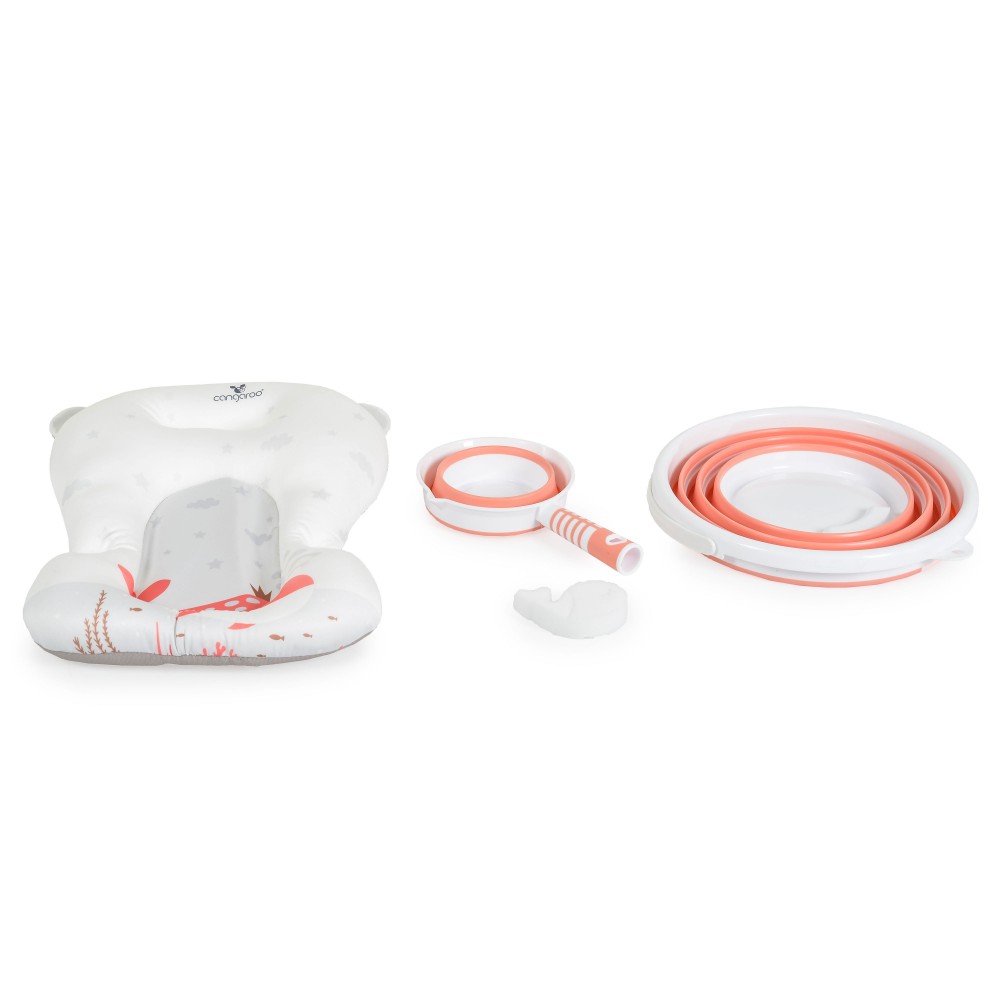 Cangaroo Πτυσσόμενο Σετ Μπάνιου Balena Pink (3800146272500) Cangaroo Πτυσσόμενο Σετ Μπάνιου Balena Pink (3800146272500)