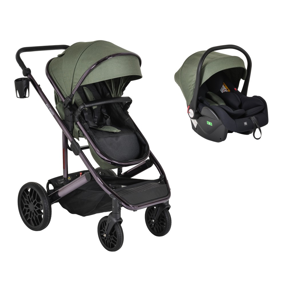 Moni Καρότσι 3 in 1 All road Dark Green (3801005100224) Moni Καρότσι 3 in 1 All road Dark Green (3801005100224)