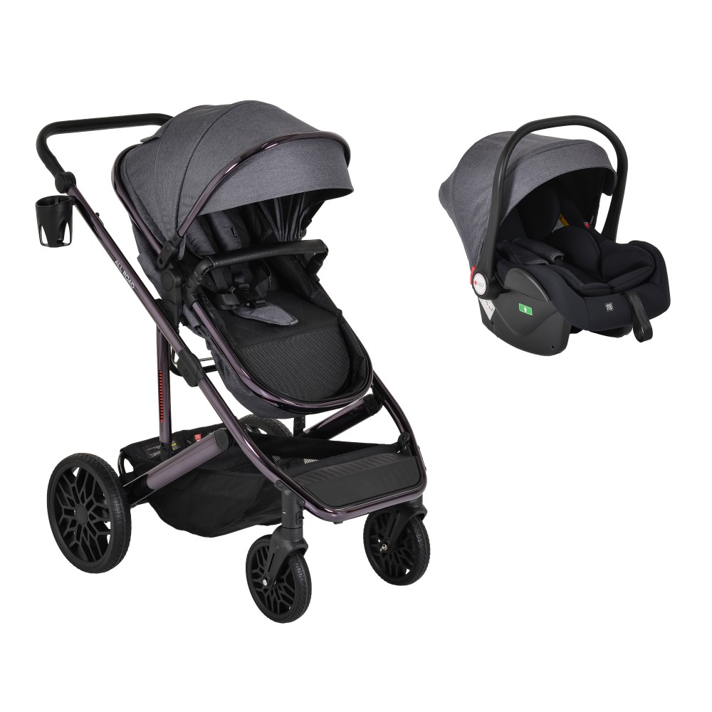 Moni Καρότσι 3 in 1 All road Grey (3801005100231) Moni Καρότσι 3 in 1 All road Grey (3801005100231)