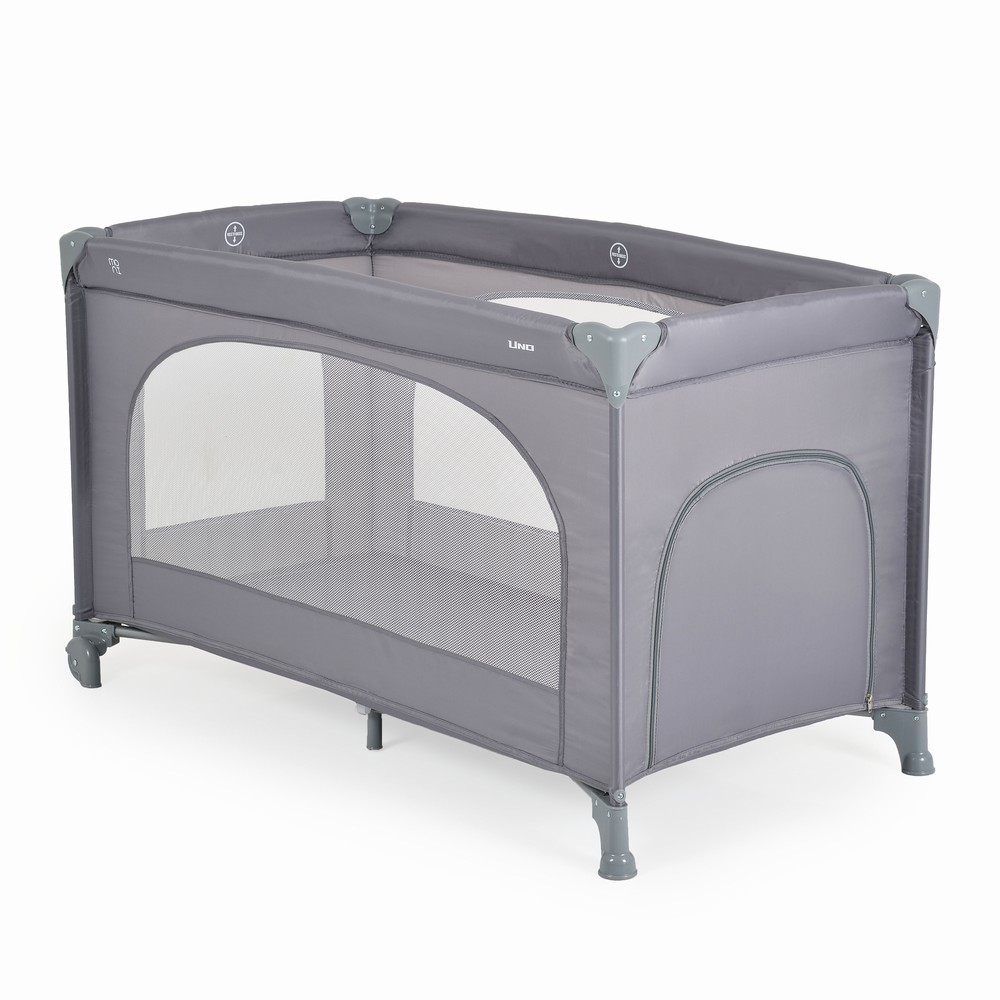  Cangaroo Παρκοκρεβατο Uno Grey (3801005210268)
