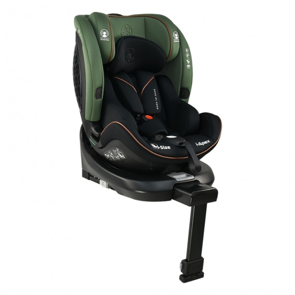 Bebestars Κάθισμα Αυτοκινήτου i-Apex i-Size 360° Green (916-176)