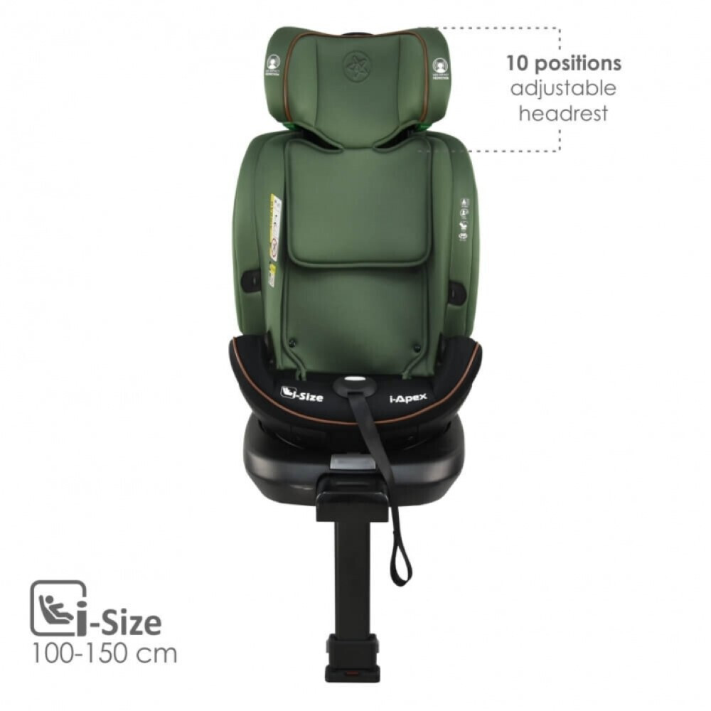 Bebestars Κάθισμα Αυτοκινήτου i-Apex i-Size 360° Green (916-176)