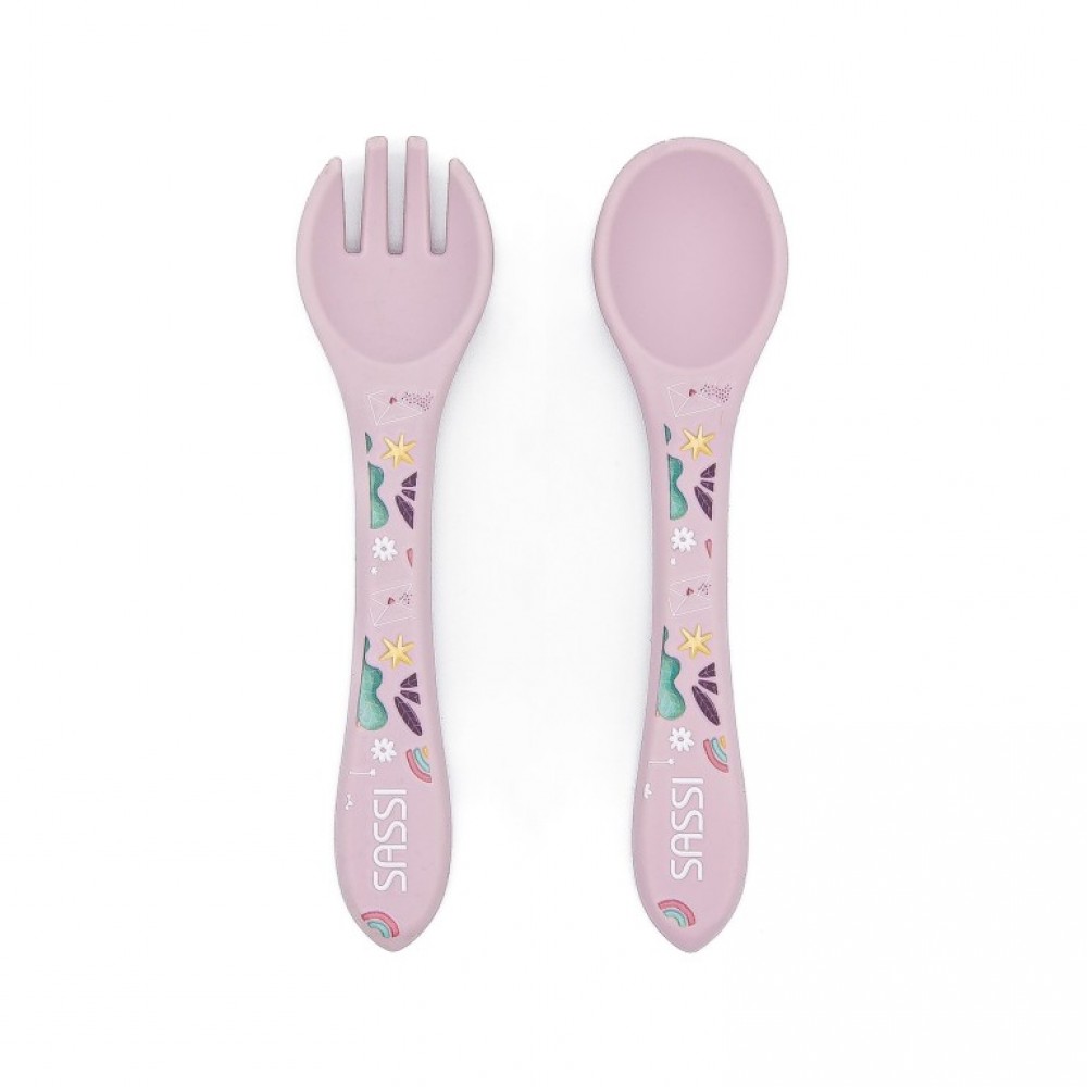 Sassi Junior Μαχαιροπήρουνα σιλικόνης  Sparkly the Unicorn (SI0924) Sassi Junior Μαχαιροπήρουνα σιλικόνης  Sparkly the Unicorn (SI0924)