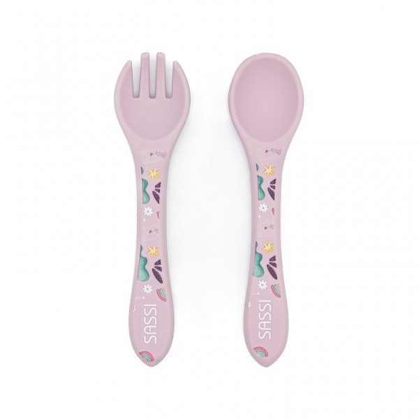 Sassi Junior Μαχαιροπήρουνα σιλικόνης  Sparkly the Unicorn (SI0924) Sassi Junior Μαχαιροπήρουνα σιλικόνης  Sparkly the Unicorn (SI0924)