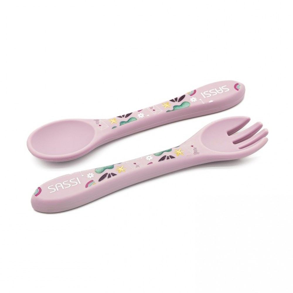 Sassi Junior Μαχαιροπήρουνα σιλικόνης  Sparkly the Unicorn (SI0924) Sassi Junior Μαχαιροπήρουνα σιλικόνης  Sparkly the Unicorn (SI0924)