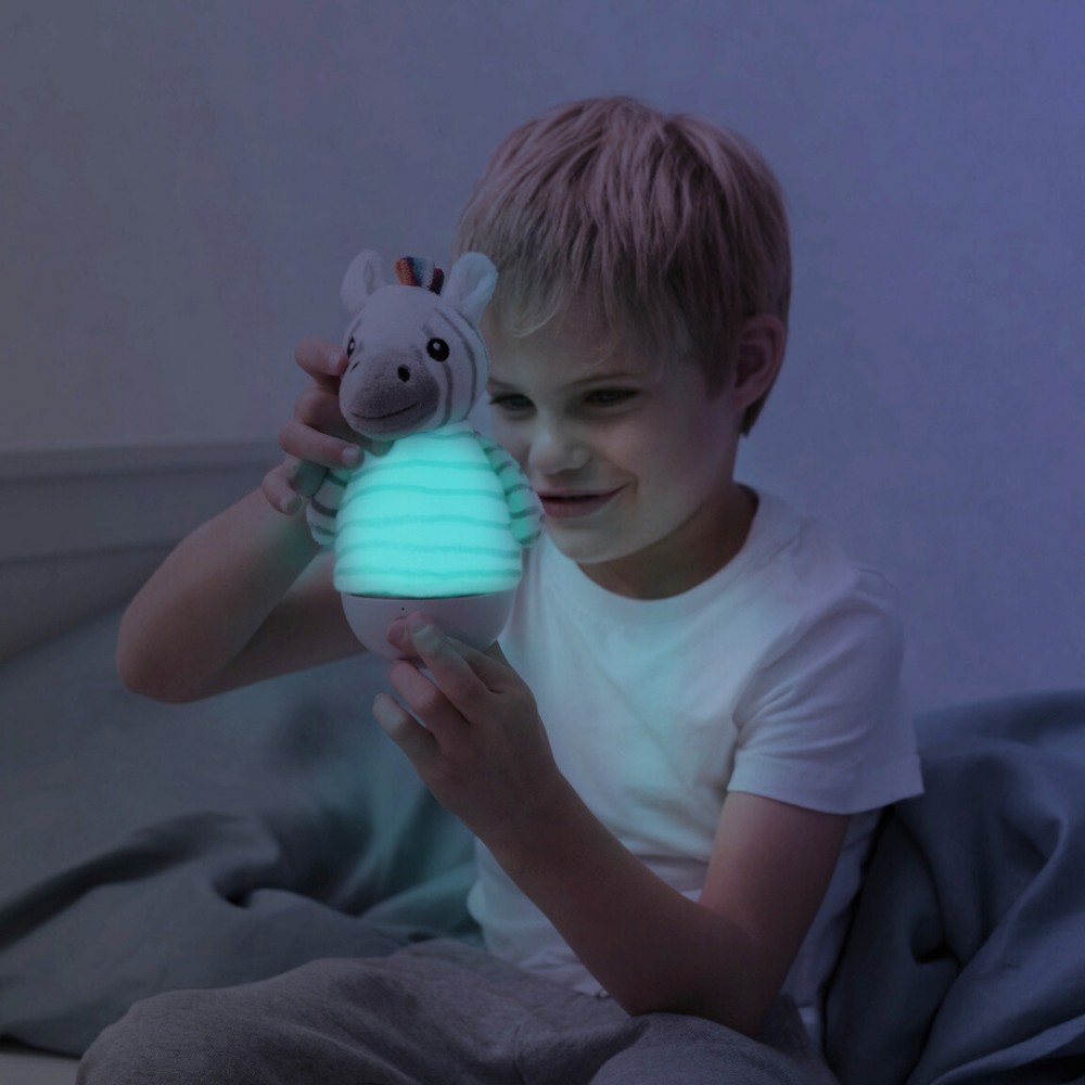 ZAZU Zack the Zebra Κινούμενο Φωτάκι Νυκτός για Παιδιά Επαναφορτιζόμενο (ZA-ZACK-01)