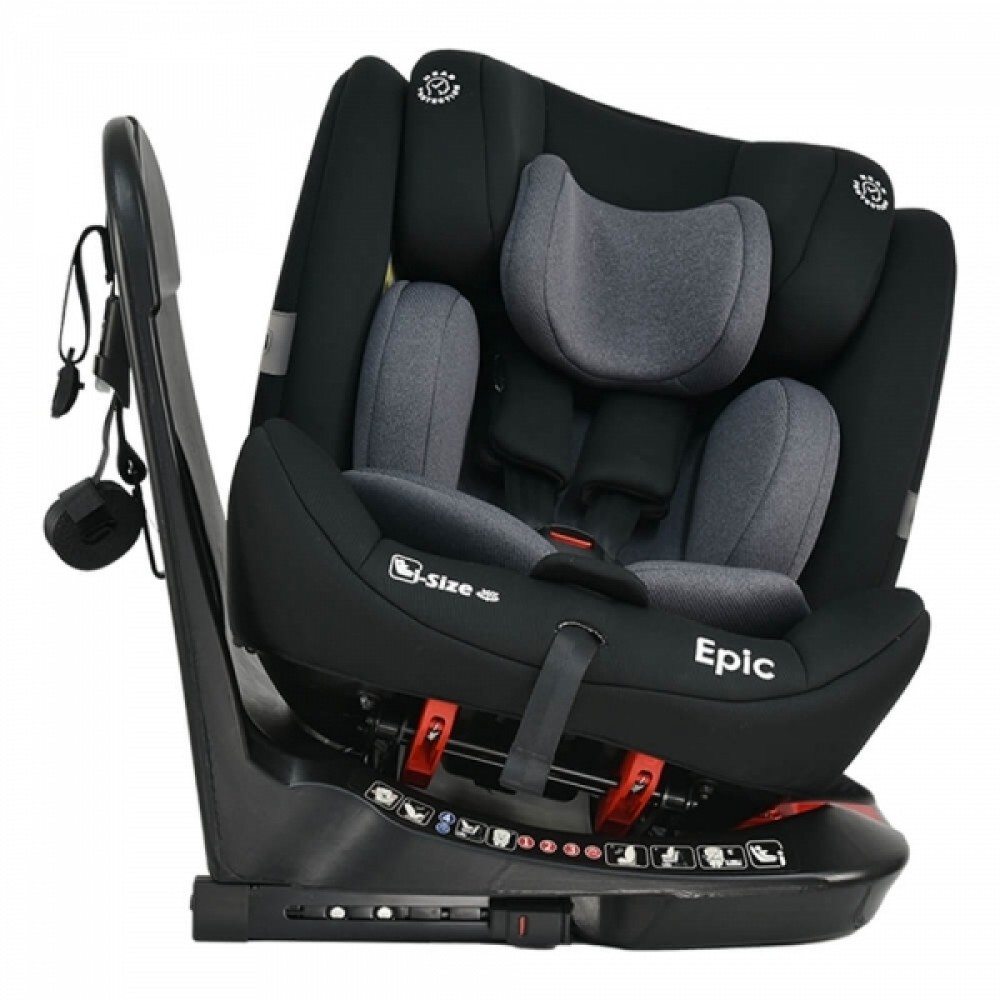 Bebestars Κάθισμα Αυτοκινήτου Epic Isofix i-Size 360° Black (921-188) Bebestars Κάθισμα Αυτοκινήτου Epic Isofix i-Size 360° Black (921-188)
