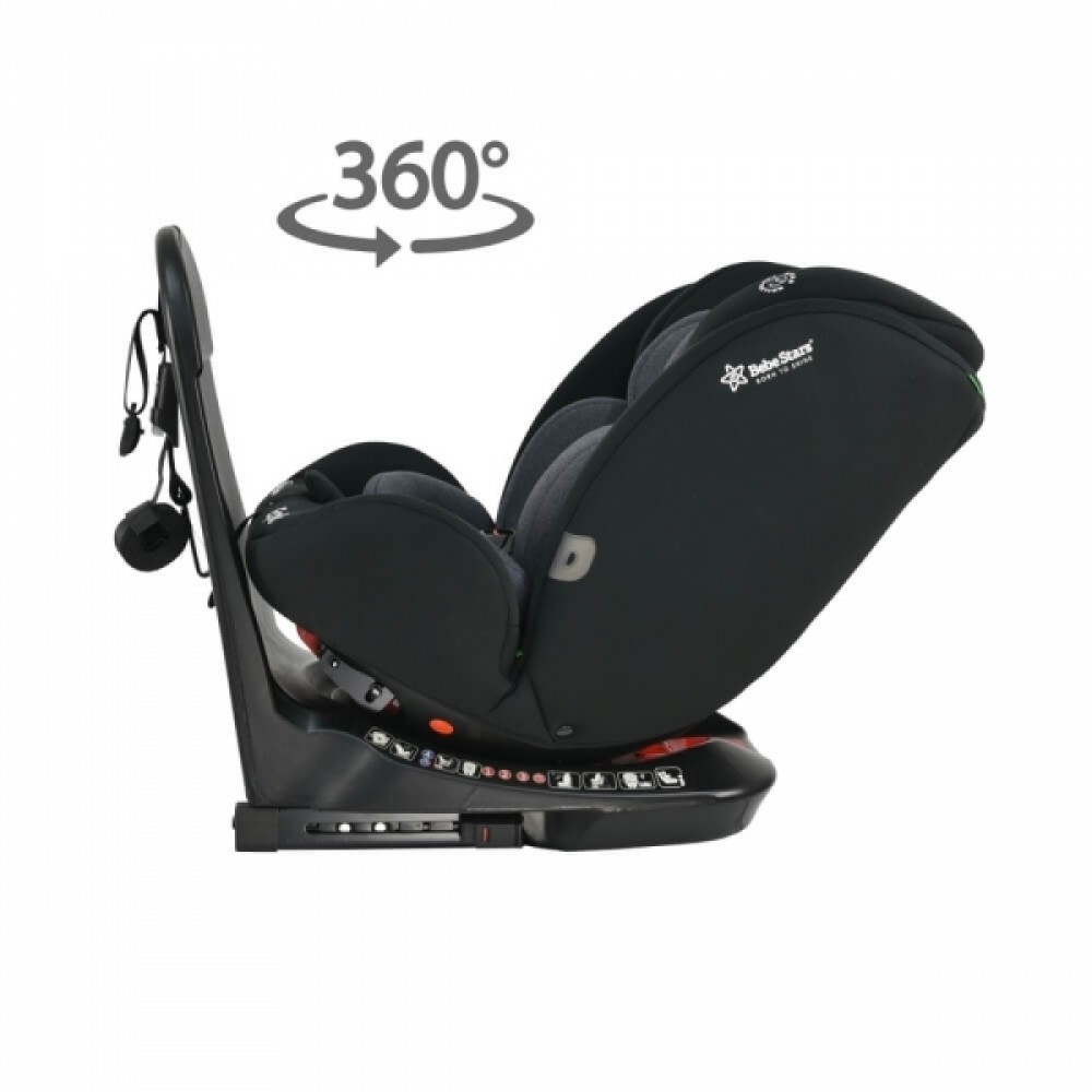 Bebestars Κάθισμα Αυτοκινήτου Epic Isofix i-Size 360° Black (921-188) Bebestars Κάθισμα Αυτοκινήτου Epic Isofix i-Size 360° Black (921-188)