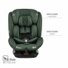 Bebestars Κάθισμα Αυτοκινήτου Epic Isofix i-Size 360° Green (921-176) Bebestars Κάθισμα Αυτοκινήτου Epic Isofix i-Size 360° Green (921-176)