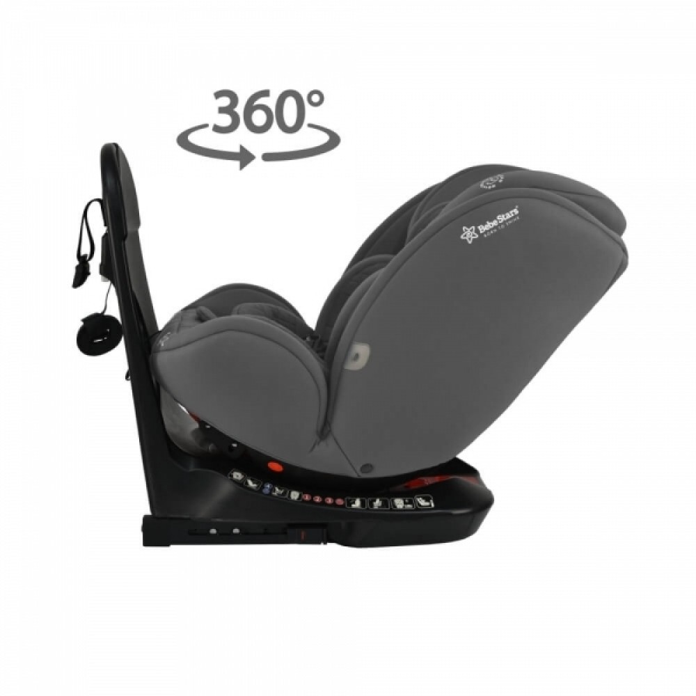 Bebestars Κάθισμα Αυτοκινήτου Epic Isofix i-Size 360° Grey (921-186) Bebestars Κάθισμα Αυτοκινήτου Epic Isofix i-Size 360° Grey (921-186)