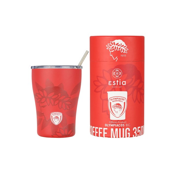 Estia Θερμός Coffee Mug Olympiacos Basketball Edition (00-27230) Estia Θερμός Coffee Mug Olympiacos Basketball Edition (00-27230)
