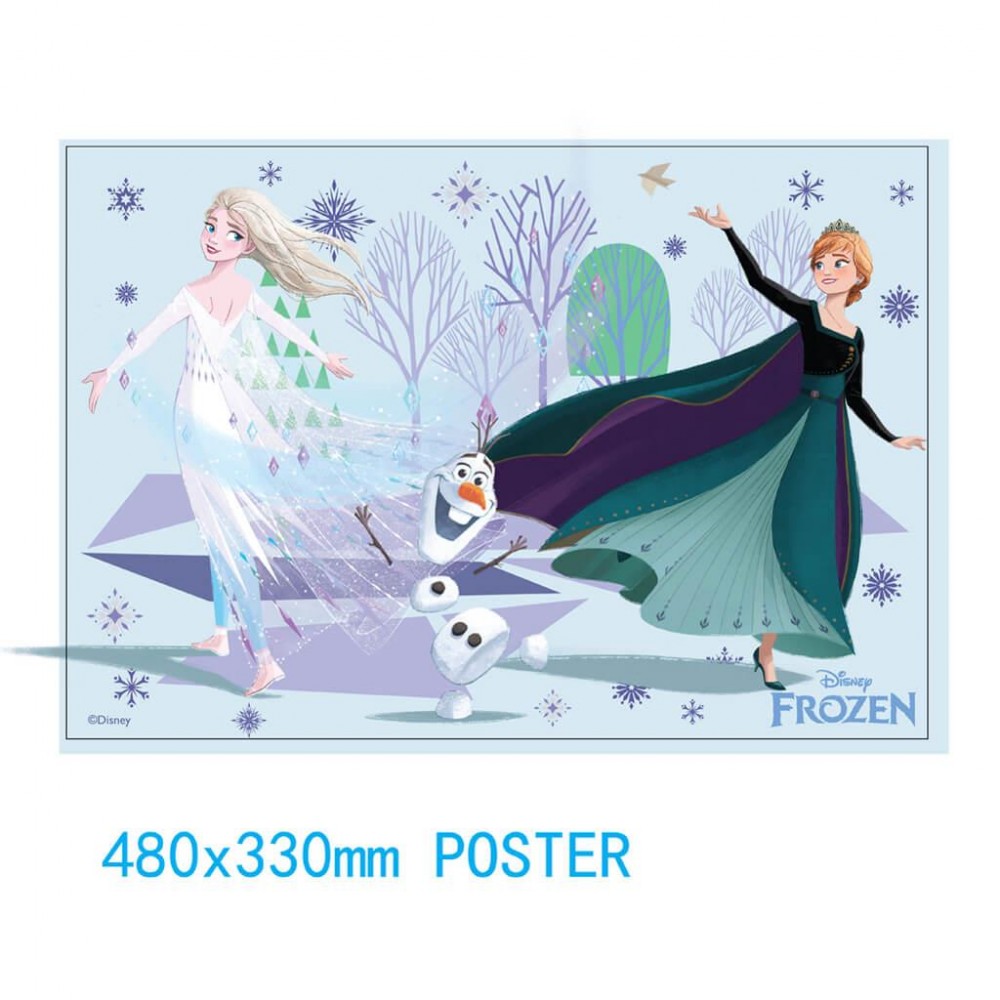Luna Toys Παζλ 2-σε-1 Disney Frozen Foil με 60 κομμάτια δύο όψεων (000565608)