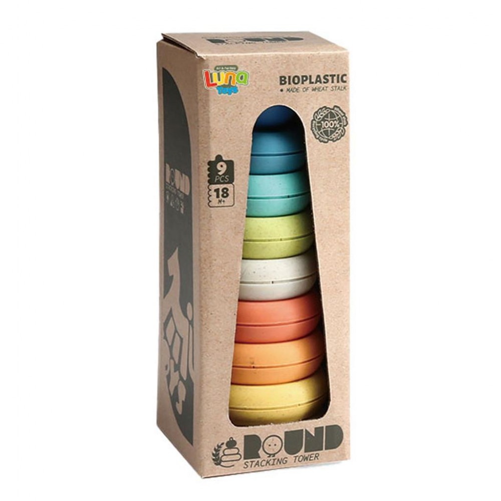 Luna Toys Πύργος Κύλινδρος από βιοδιασπώμενο σιτάρι (000622341) Luna Toys Πύργος Κύλινδρος από βιοδιασπώμενο σιτάρι (000622341)