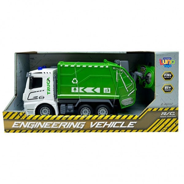 Luna Toys Απορριμματοφόρο Τηλεκατευθυνόμενη 1:16, 2.4 GHz (000622909) Luna Toys Απορριμματοφόρο Τηλεκατευθυνόμενη 1:16, 2.4 GHz (000622909)