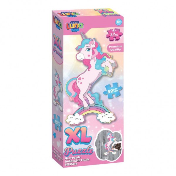 Luna Toys Παζλ Χρωματισμού XL Μονόκερος (000622937)