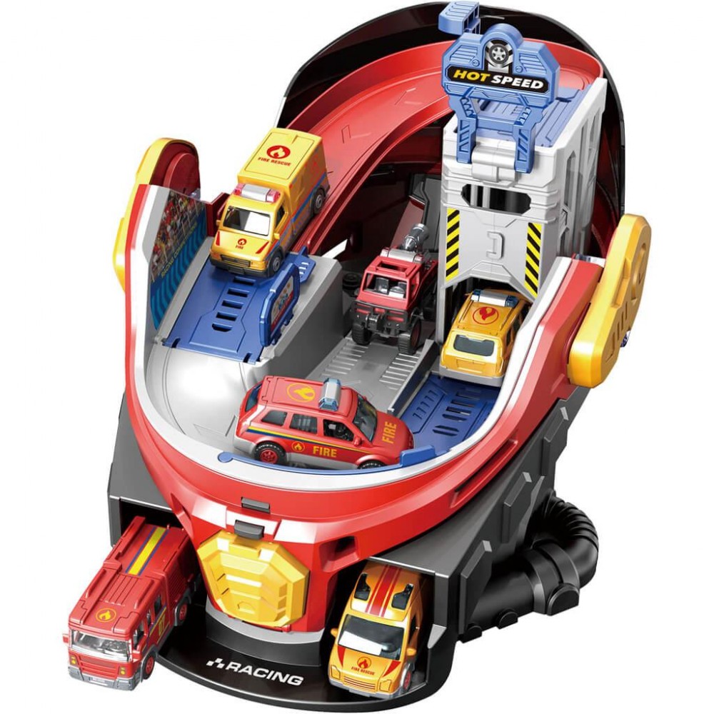 Luna Toys Πάρκινγκ Κράνος Κόκκινο με 2 μεταλλικά αυτοκινητάκια με φως & ήχο (000623127) Luna Toys Πάρκινγκ Κράνος Κόκκινο με 2 μεταλλικά αυτοκινητάκια με φως & ήχο (000623127)