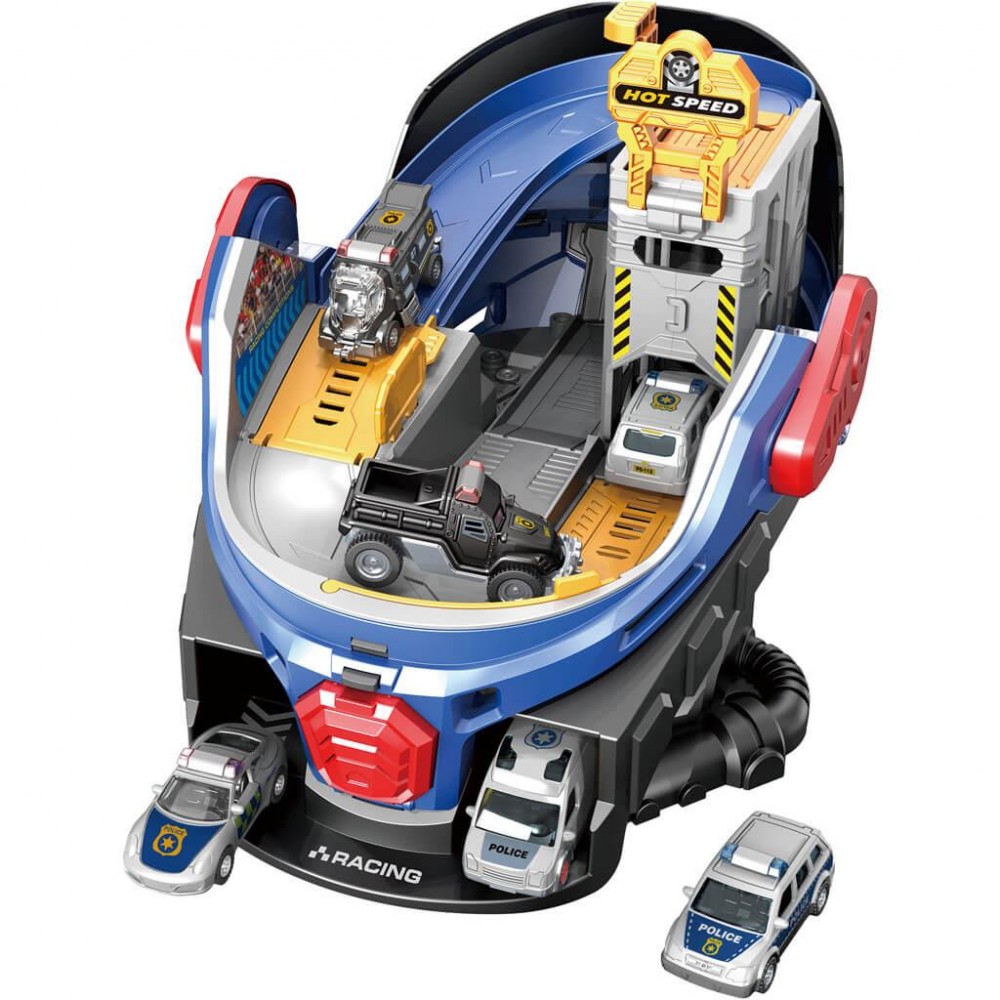 Luna Toys Πάρκινγκ Κράνος Μπλε με 2 μεταλλικά αυτοκινητάκια με φως & ήχο (000623128) Luna Toys Πάρκινγκ Κράνος Μπλε με 2 μεταλλικά αυτοκινητάκια με φως & ήχο (000623128)