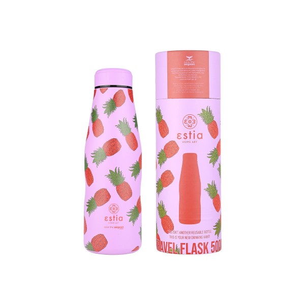 Estia θερμός Travel Flask Save The Aegean 500ml Tropic Tango (01-22242) Estia θερμός Travel Flask Save The Aegean 500ml Tropic Tango (01-22242)