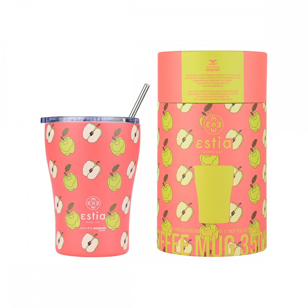 Estia θερμός Coffee Mugs 350ml Apple Odyssey (01-22976) Estia θερμός Coffee Mugs 350ml Apple Odyssey (01-22976)