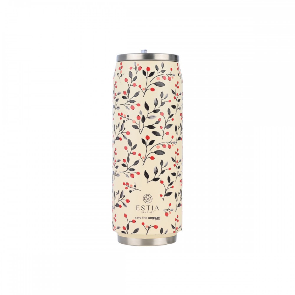 Estia θερμός Travel Cup Save The Aegean 500ml Bloom Beige (01-31213) Estia θερμός Travel Cup Save The Aegean 500ml Bloom Beige (01-31213)