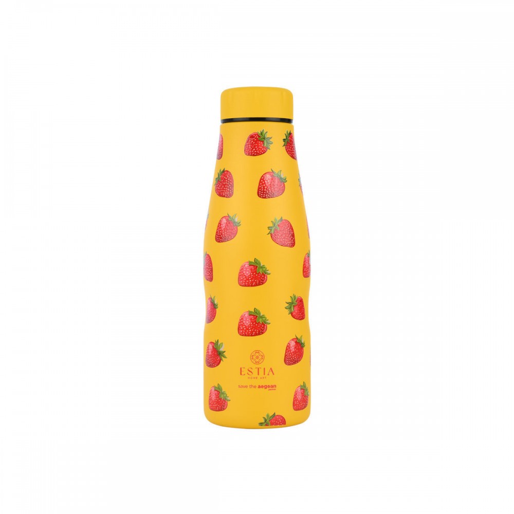 Estia θερμός Travel Flask Save The Aegean 500ml Berry Bright (01-31534) Estia θερμός Travel Flask Save The Aegean 500ml Berry Bright (01-31534)
