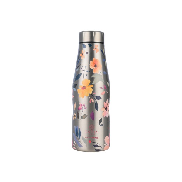 Estia θερμός Travel Flask Save The Aegean 500ml Silver Botanic (01-31633) Estia θερμός Travel Flask Save The Aegean 500ml Silver Botanic (01-31633)