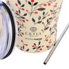 Estia θερμός Coffee Mugs 350ml Bloom Beige (01-31701) Estia θερμός Coffee Mugs 350ml Bloom Beige (01-31701)