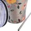Estia θερμός Coffee Mugs 350ml Silver Botanic (01-31787) Estia θερμός Coffee Mugs 350ml Silver Botanic (01-31787)