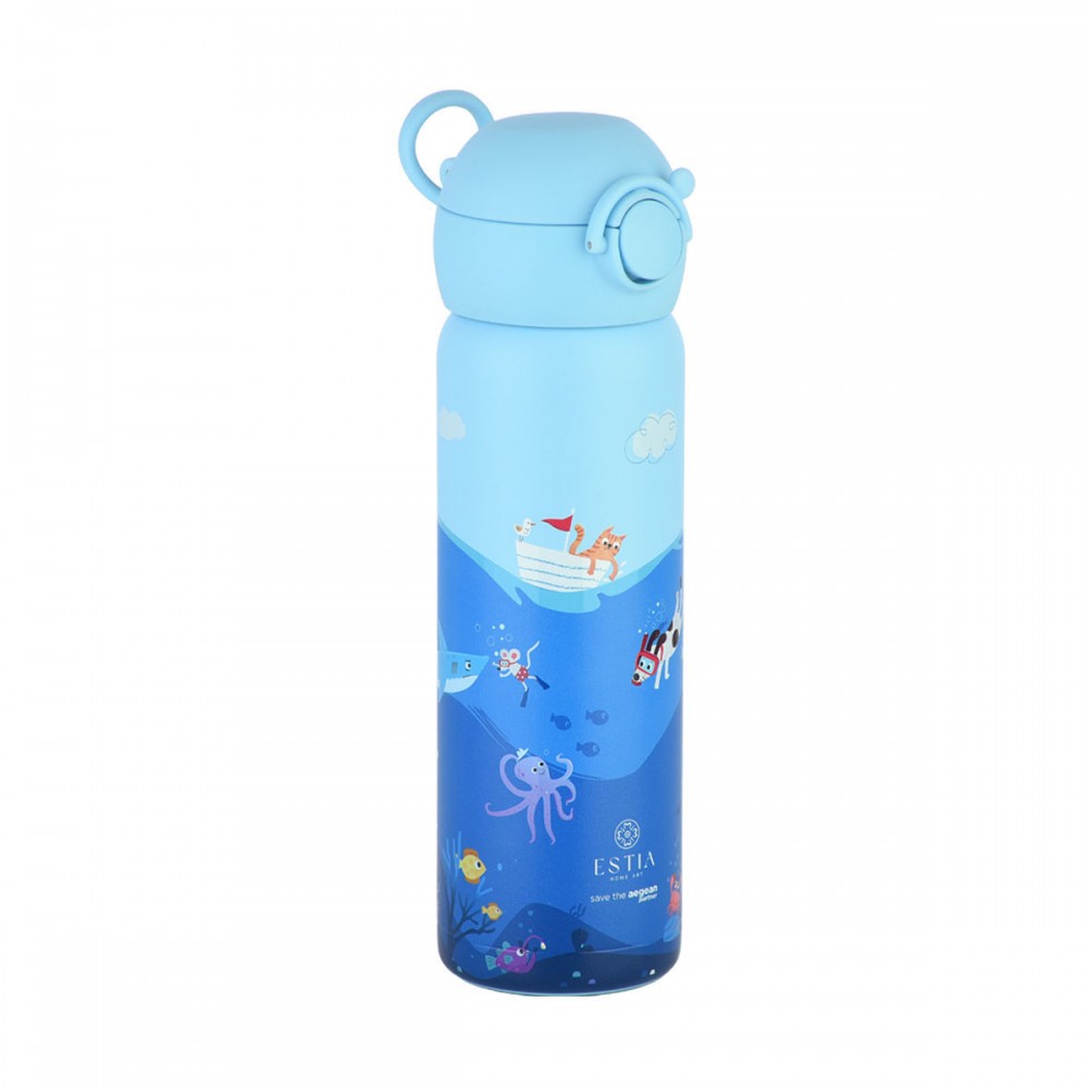 Estia Home Παιδικό Παγούρι Θερμός 500ml Ocean Play (01-33101) Estia Home Παιδικό Παγούρι Θερμός 500ml Ocean Play (01-33101)