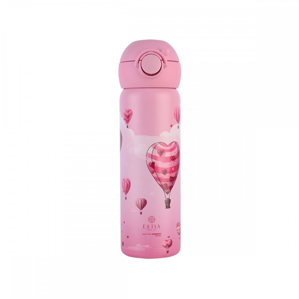 Estia Home Παιδικό Παγούρι Θερμός 500ml Love Ascend (01-33163) Estia Home Παιδικό Παγούρι Θερμός 500ml Love Ascend (01-33163)