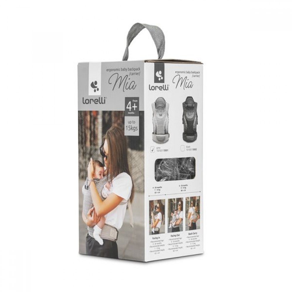Lorelli Εργονομικός Μάρσιπος Mia Grey (10010170001)