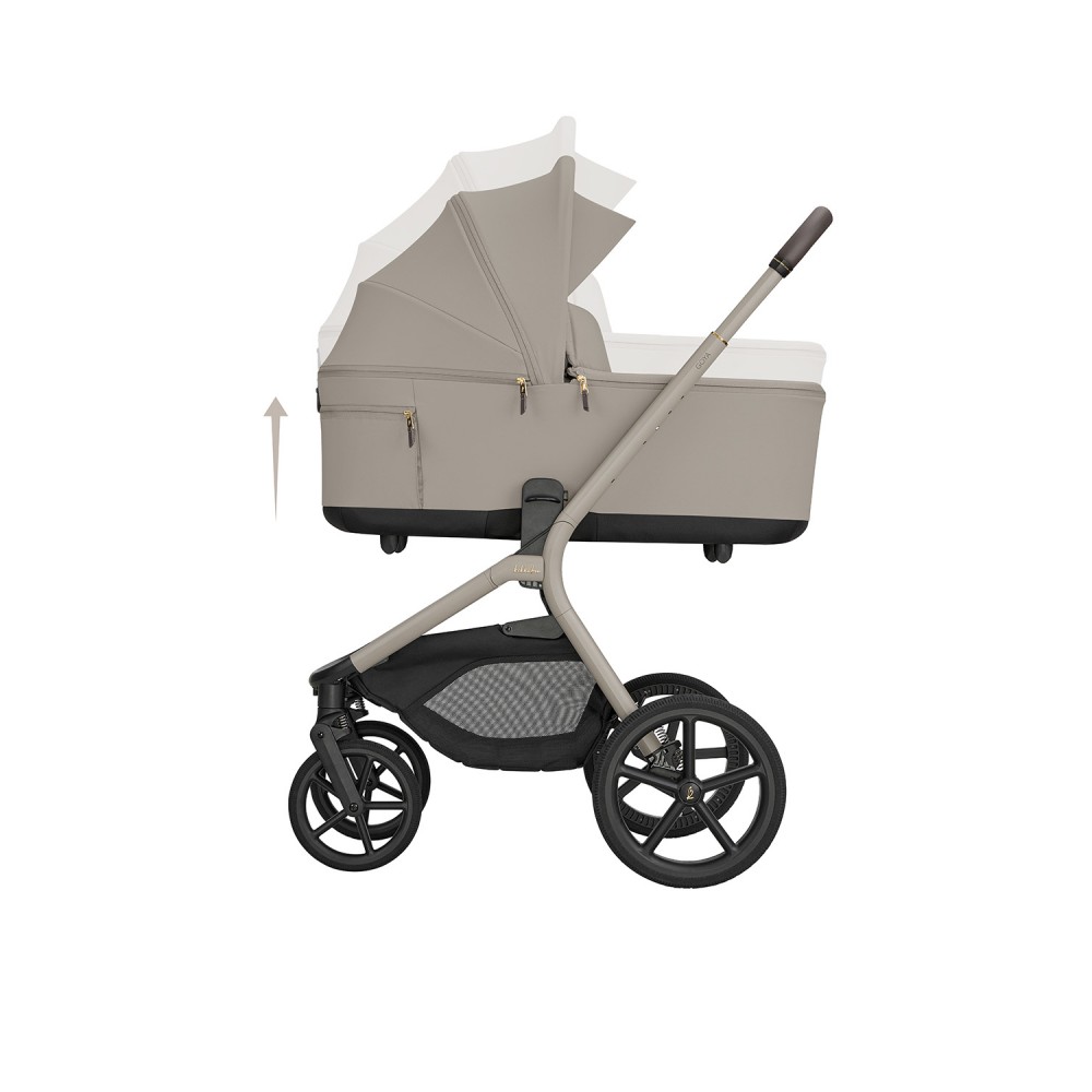 Kikkaboo Goya 5-1 σύστημα μεταφοράς platinum (καρότσι, πορτ μπεμπέ, κάθισμα 40-87, κάθισμα 40-105, βάση isofix) Champagne (10010201695) 